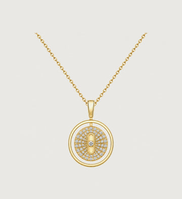 Relic Radiant Orbit Necklace (Gold), main product view