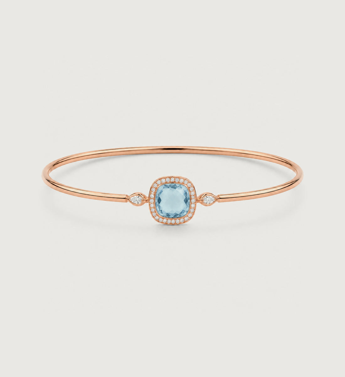 Relic Aura Bangle in sky blue, front product view