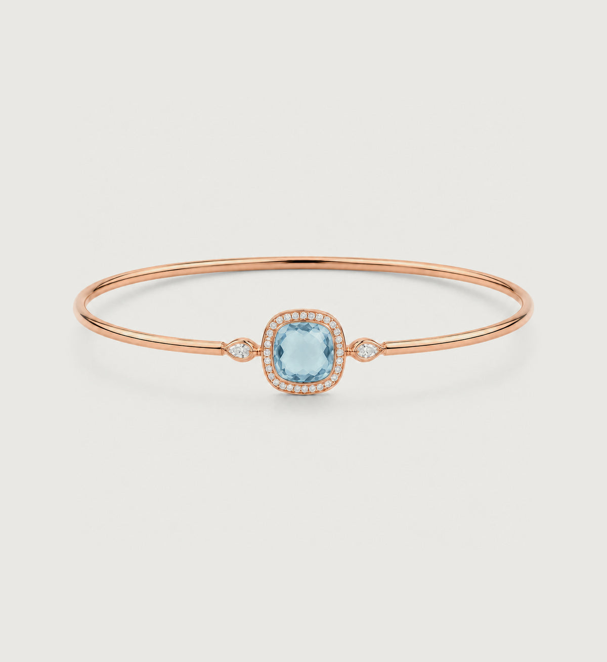 Relic Aura Bangle in sky blue, front product view