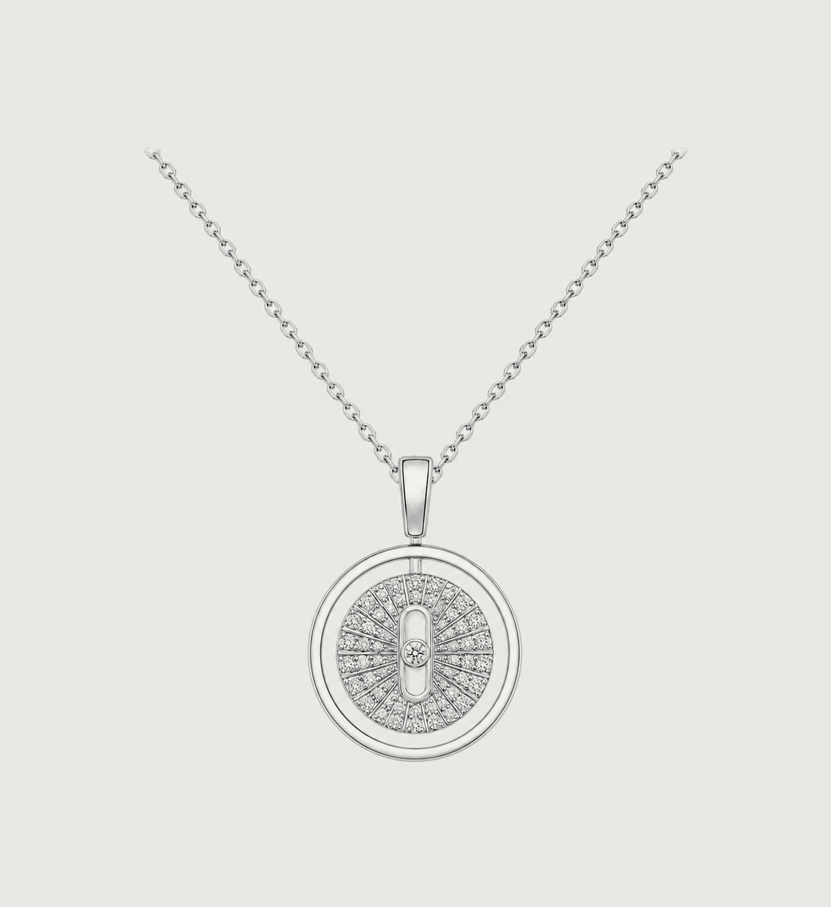 Relic Radiant Orbit Necklace (Silver), main product view