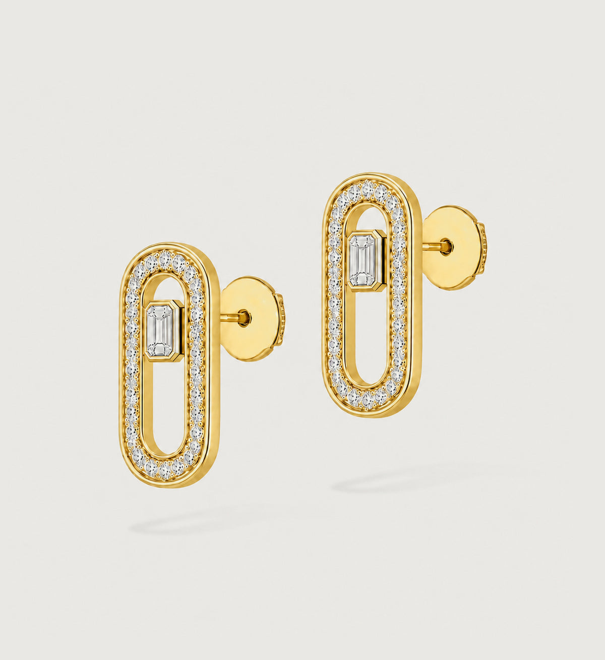 Relic Portal Stud Earrings (Gold)