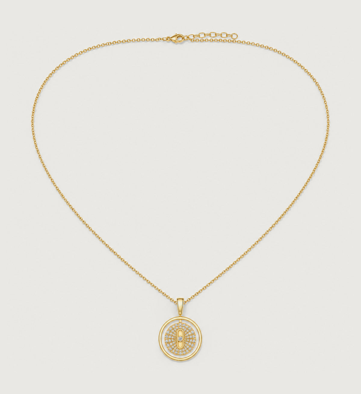 Relic Radiant Orbit Necklace (Gold), alternate product view
