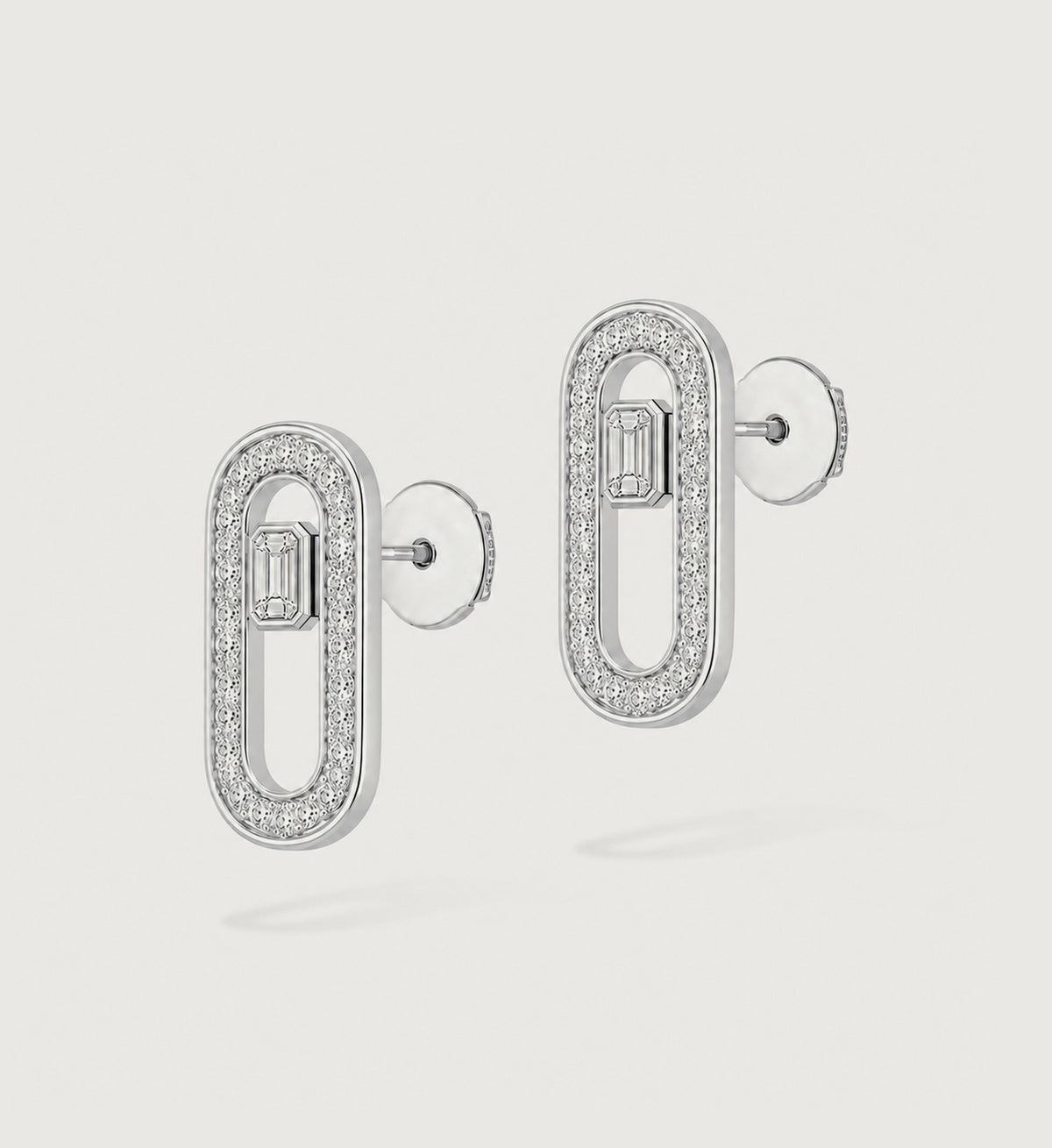 Relic Portal Stud Earrings (Silver)