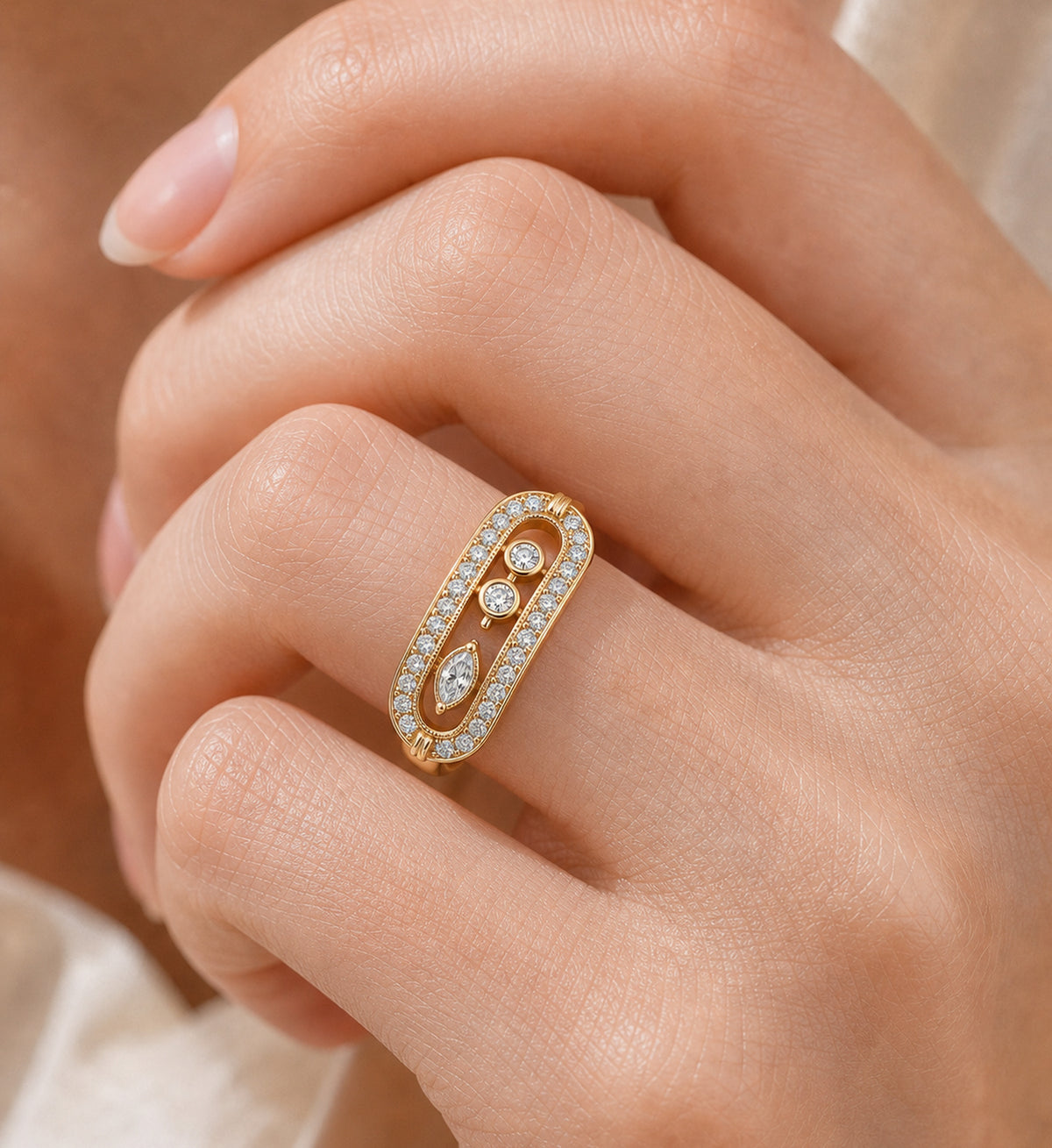 Relic Passage Ring (Gold), model styling view