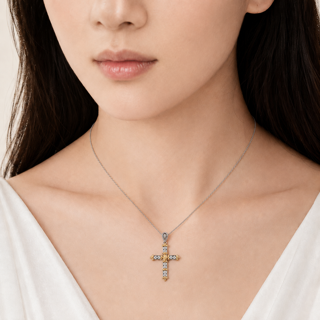 Relic Cross Necklace (Gold)