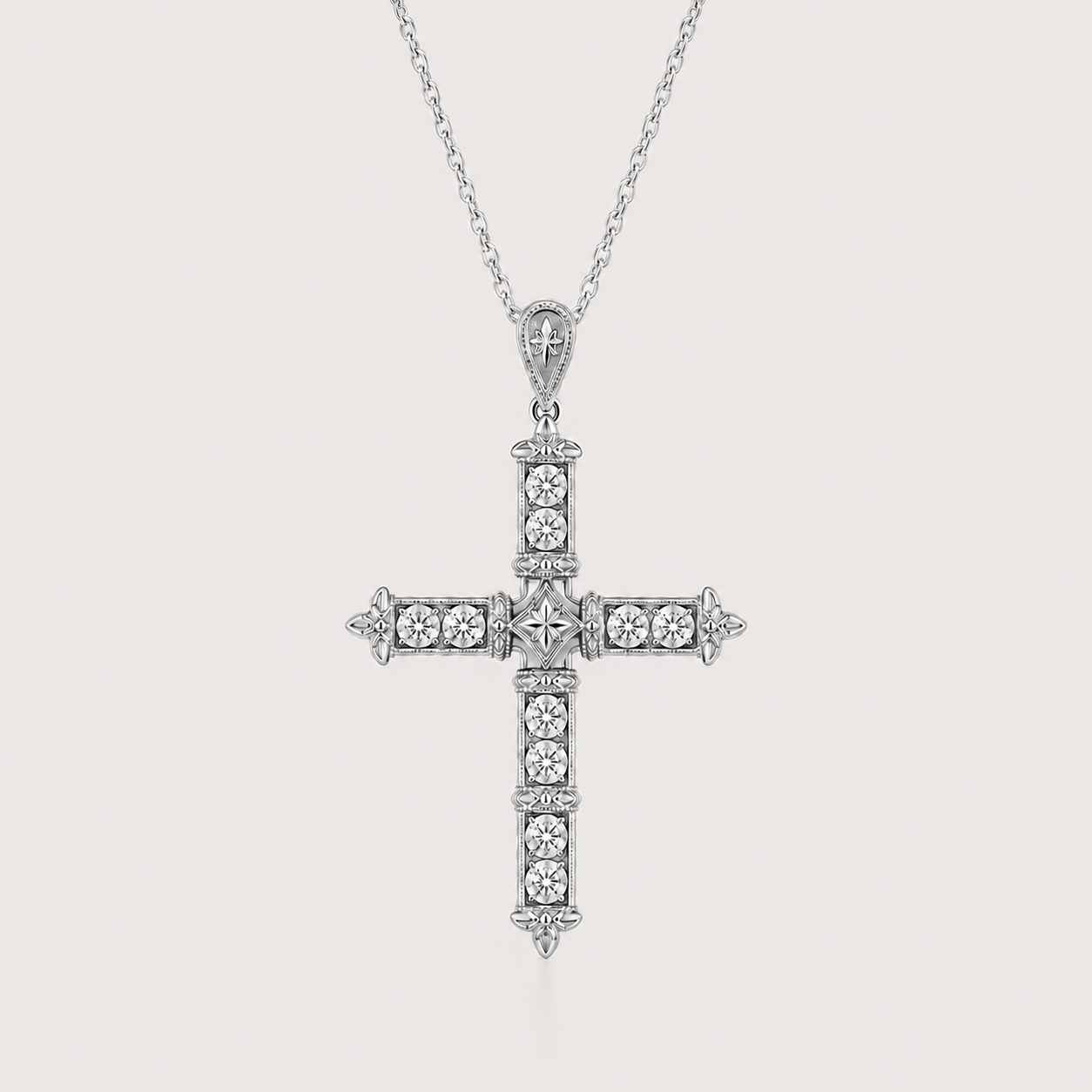 Relic Cross Necklace (Silver)