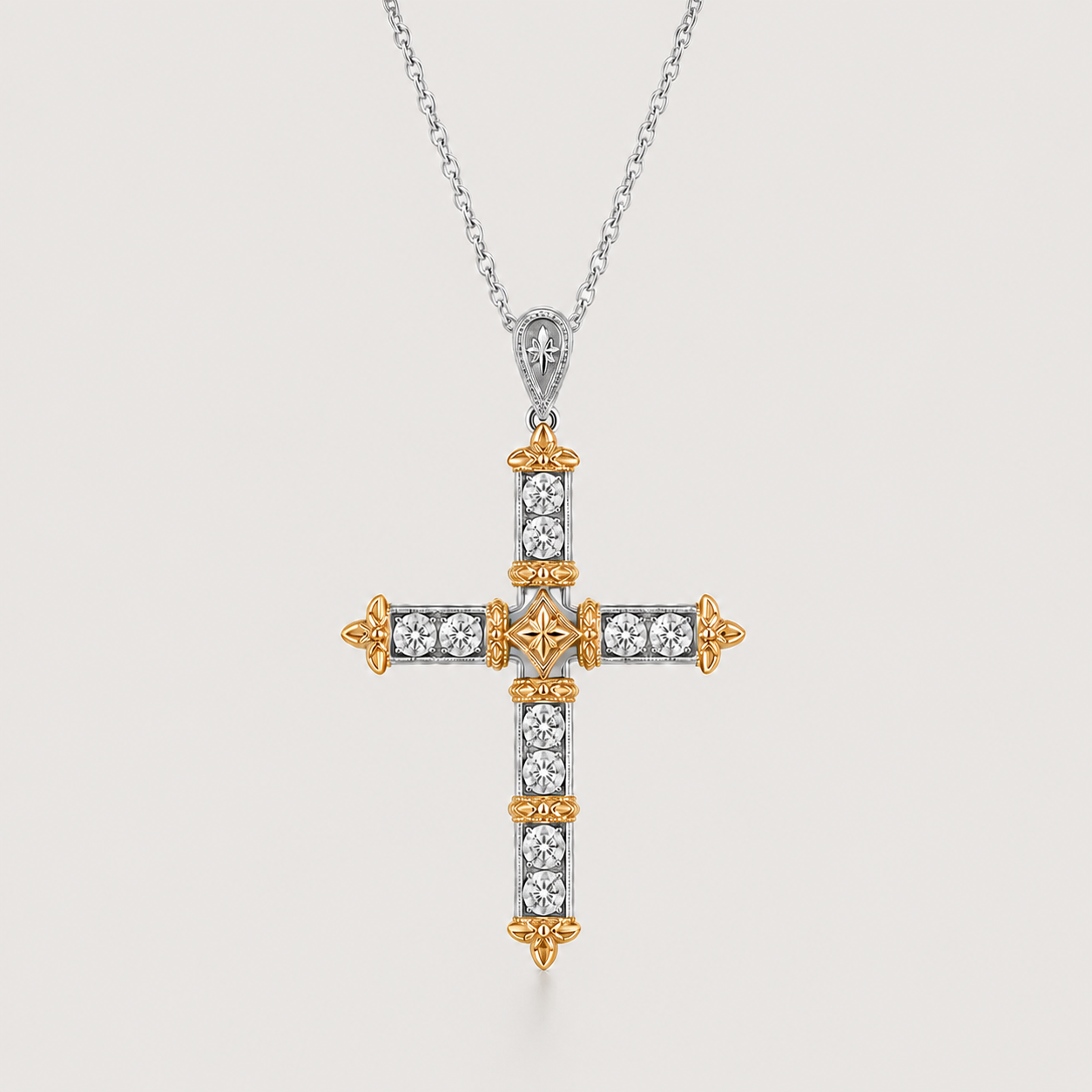 Relic Cross Necklace (Gold)