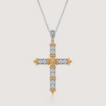 Relic Cross Necklace (Gold)