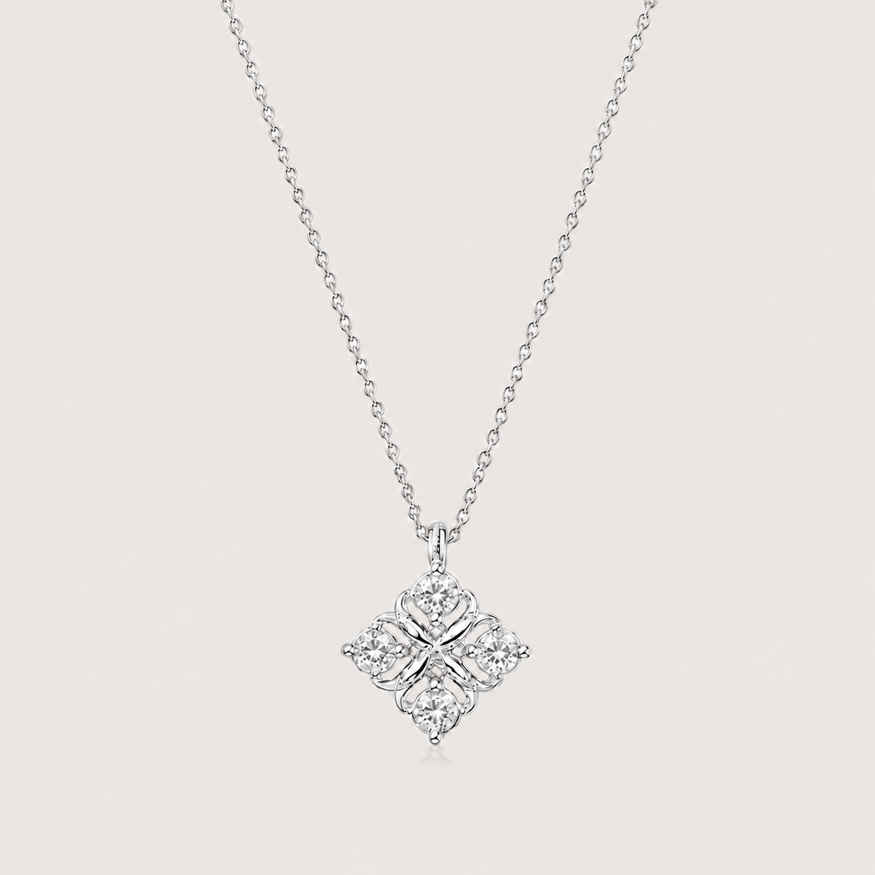 Relic Bloom Necklace (Silver)