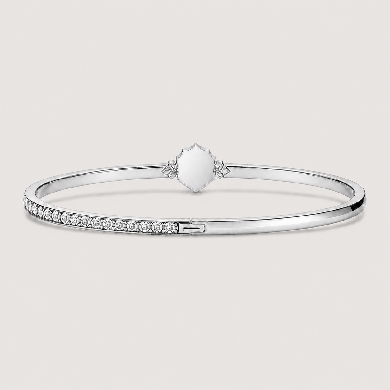 Relic Crest Bangle (Silver)