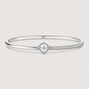Relic Crest Bangle (Silver)