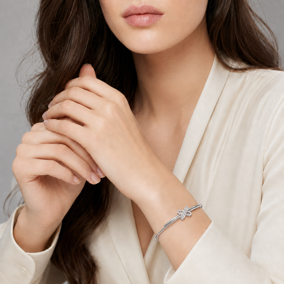 Relic Link Bangle (Silver)