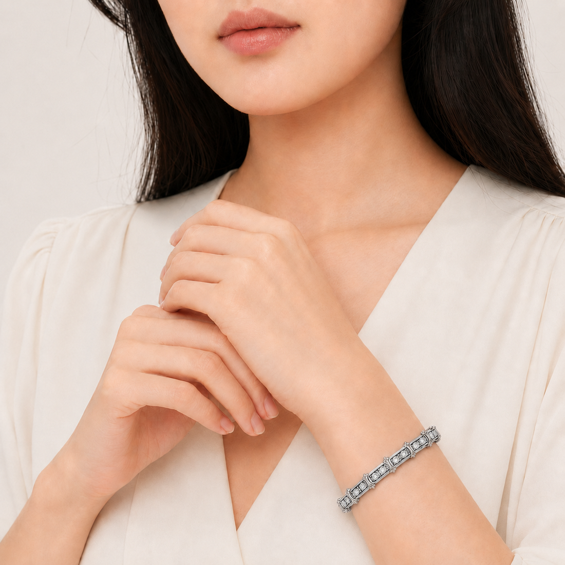 Relic Arc Bracelet (Silver)