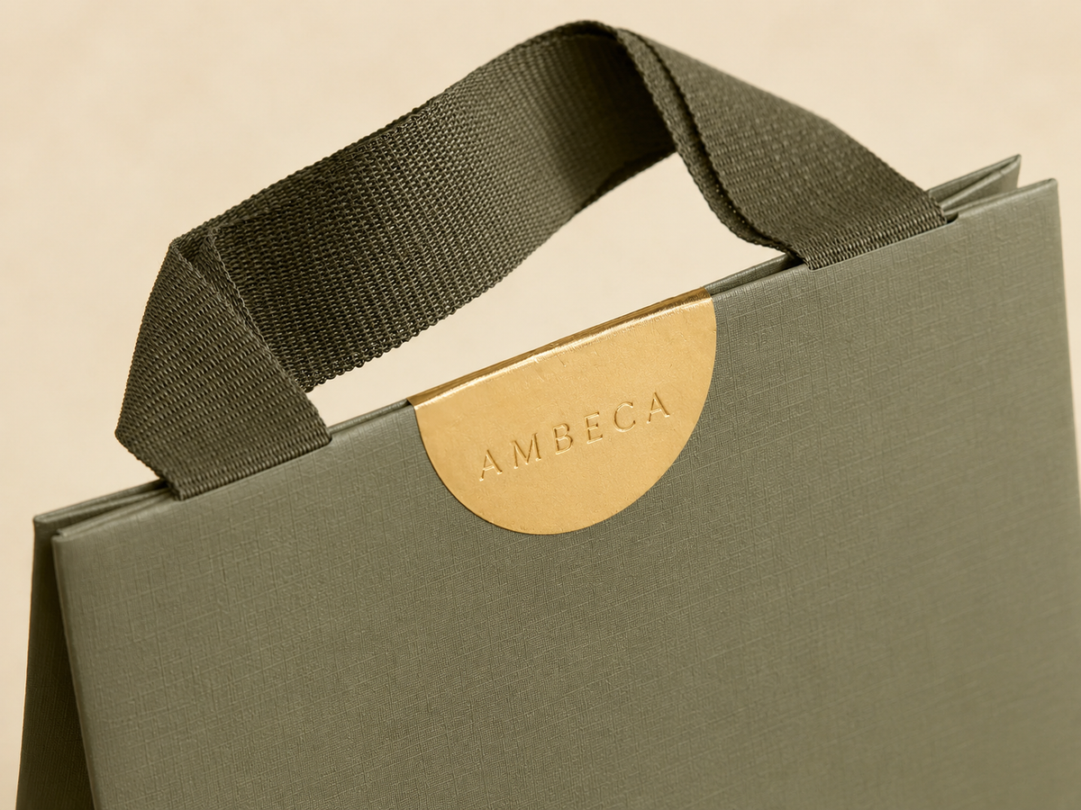 Sculptural AMBECA jewellery