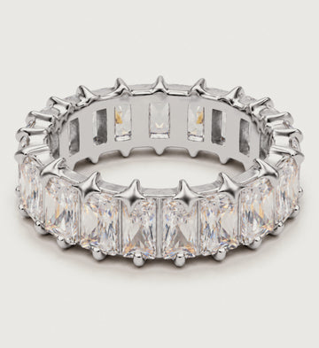 Astra Baguette Star Band (Silver), main product view
