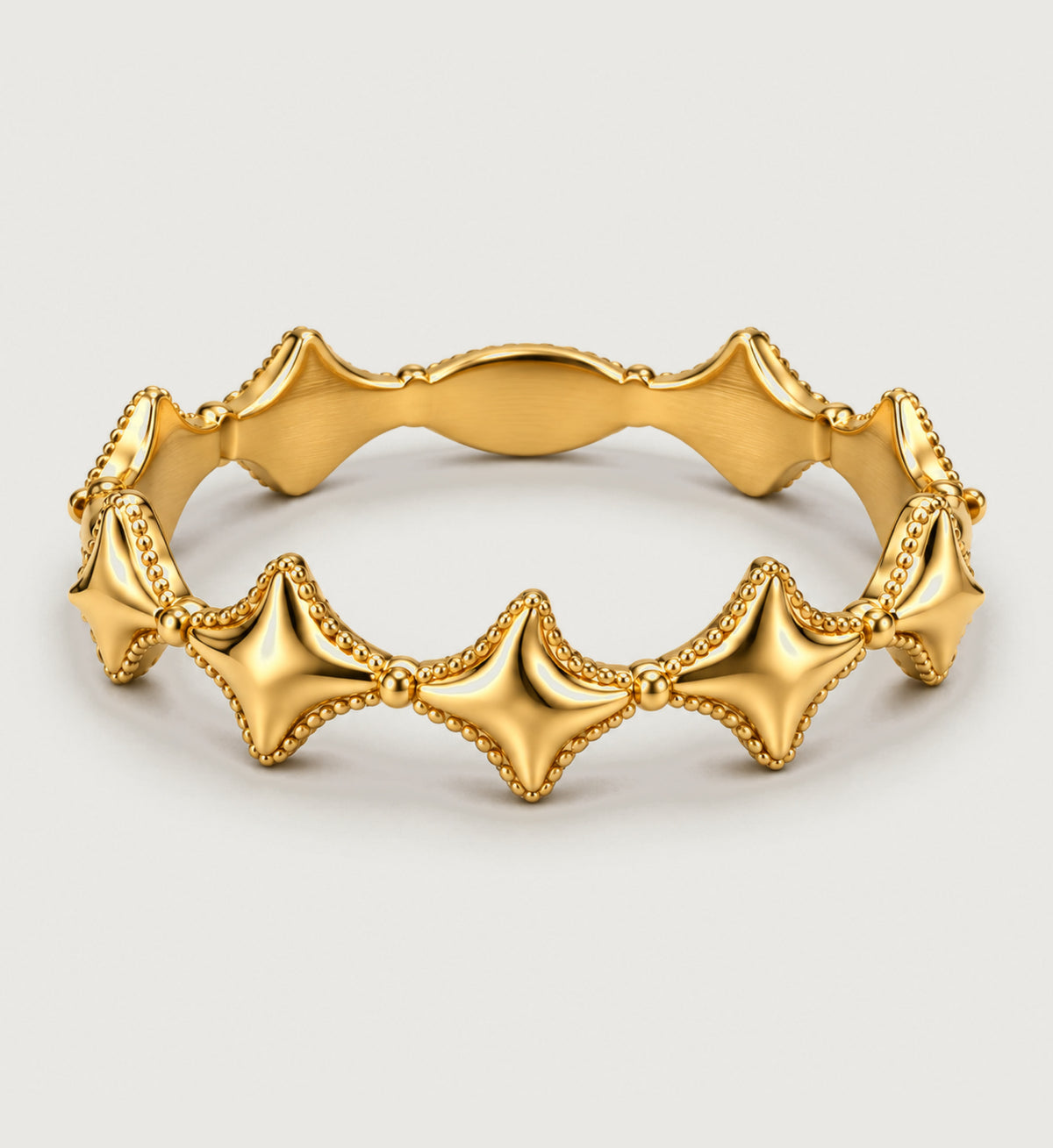 Astra Beaded Star Ring (Gold), main product view