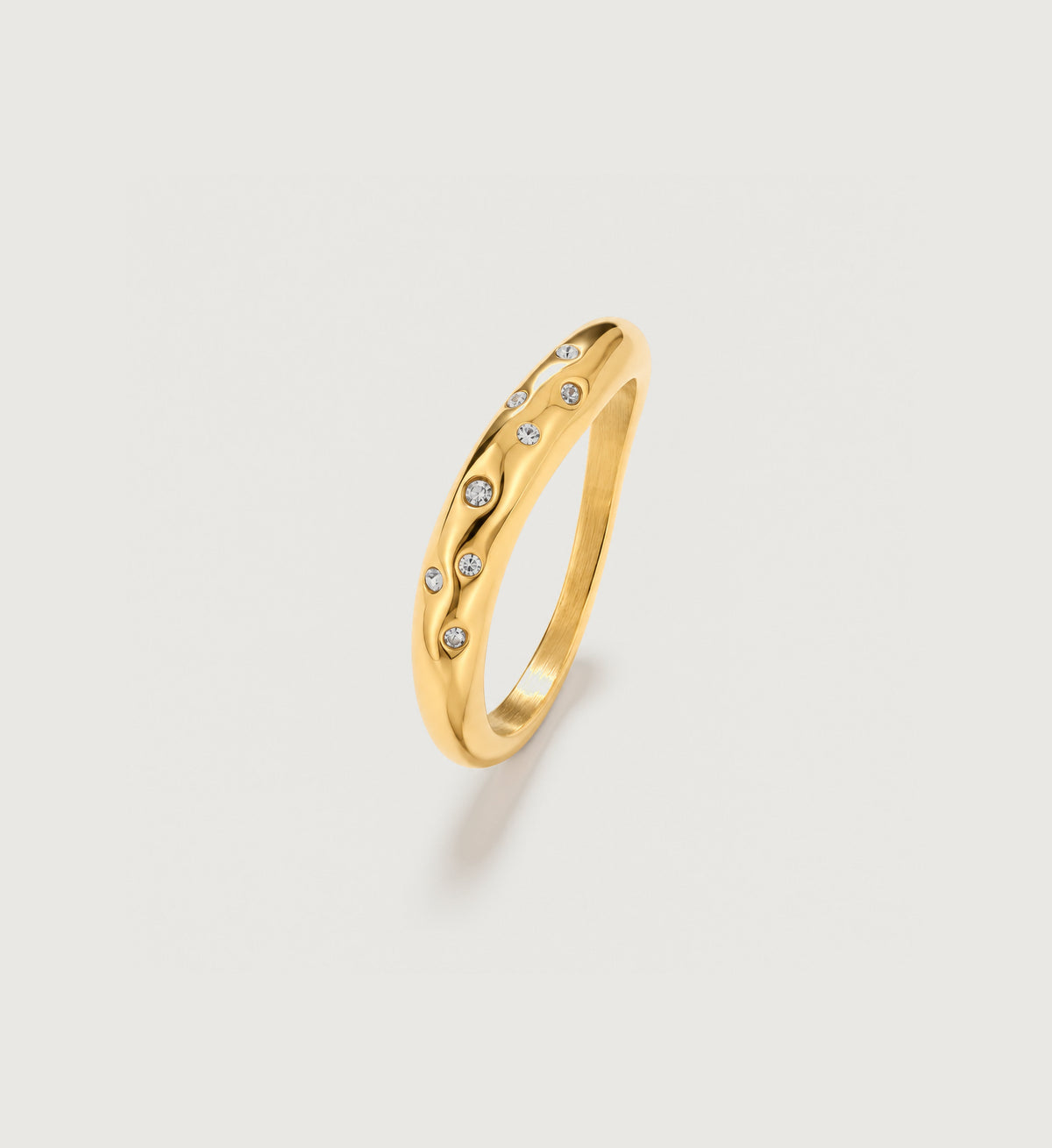 Astra Constellation Wave Ring (Gold), alternate product view