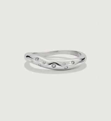 Astra Constellation Wave Ring (Silver), main product view