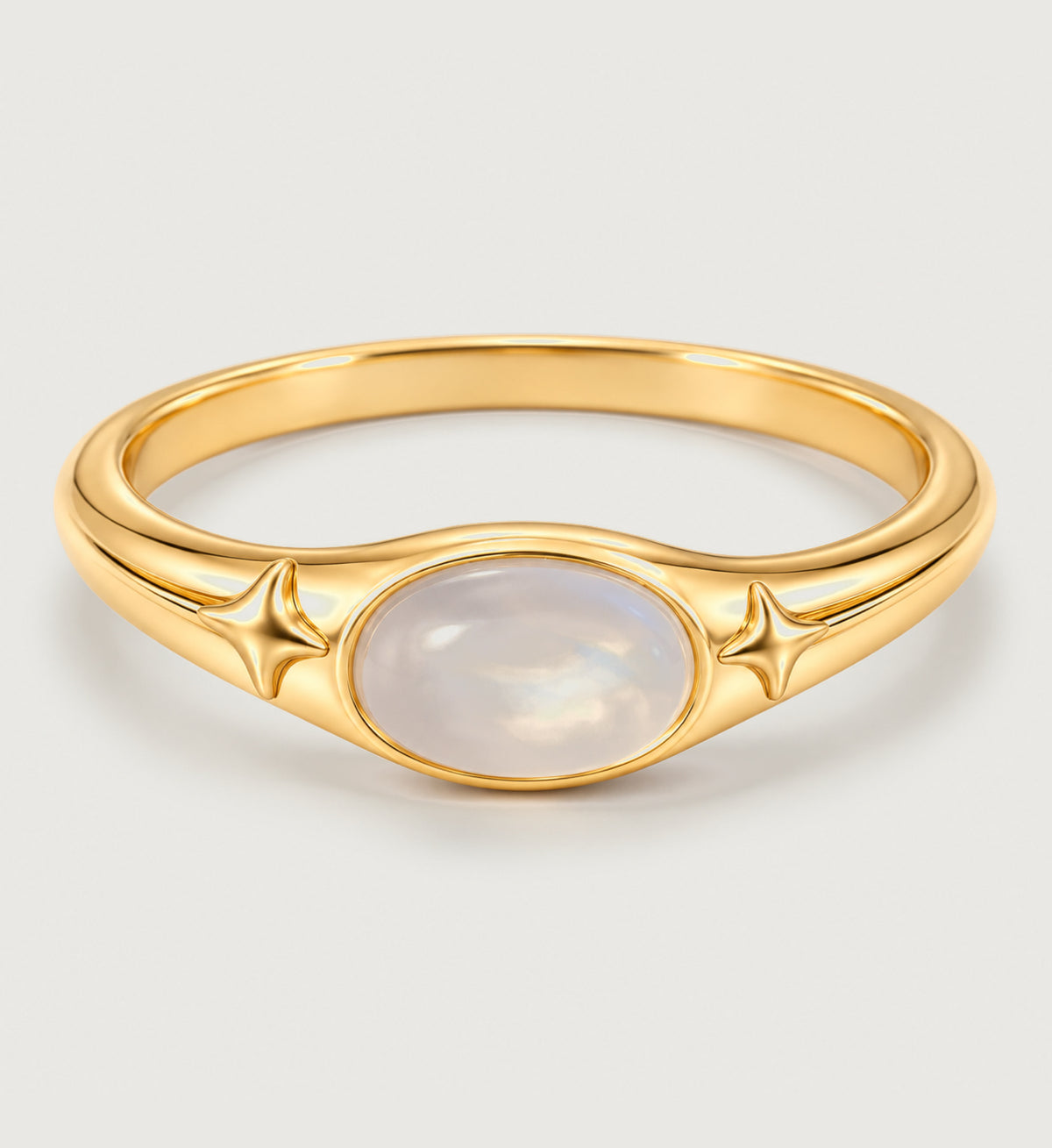 Astra Opaline Star Ring (Gold), main product view
