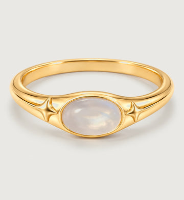Astra Opaline Star Ring (Gold), main product view