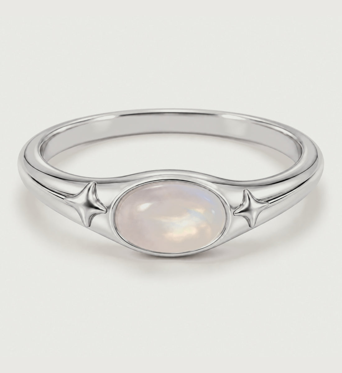 Astra Opaline Star Ring (Silver), main product view