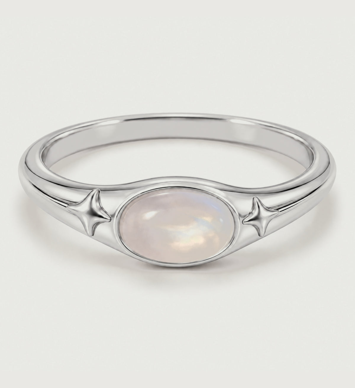 Astra Opaline Star Ring (Silver), main product view