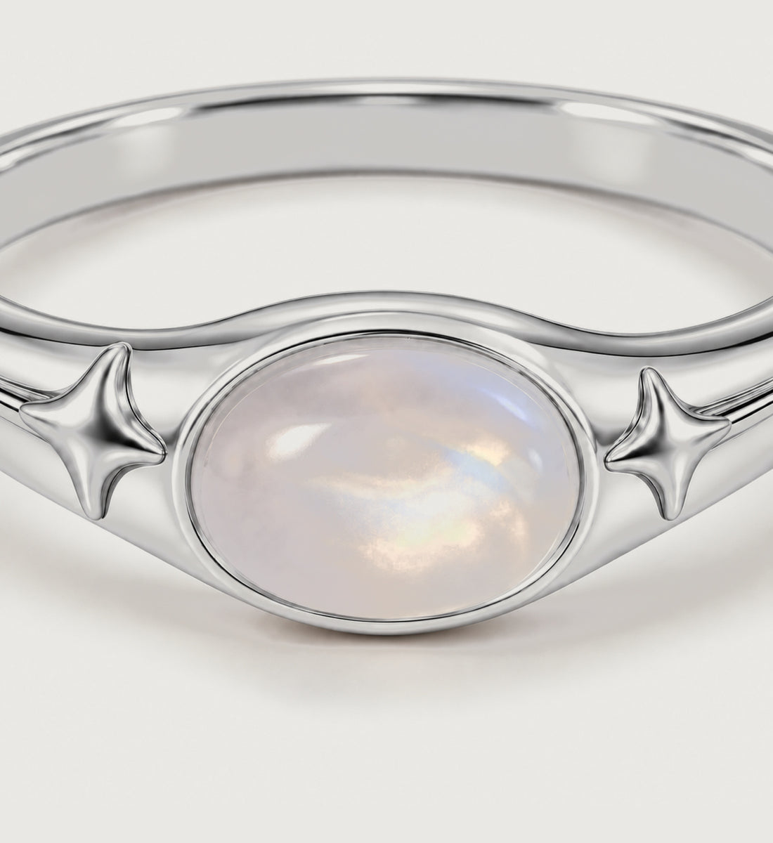Astra Opaline Star Ring (Silver), main product view
