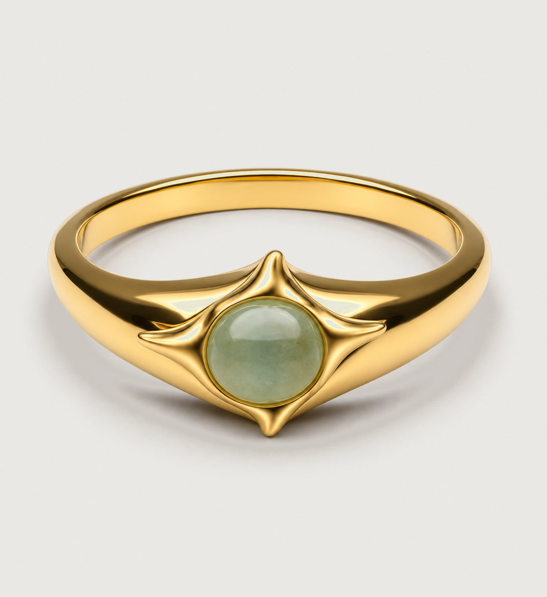 Astra Sage Star Signet Ring (Gold), main product view