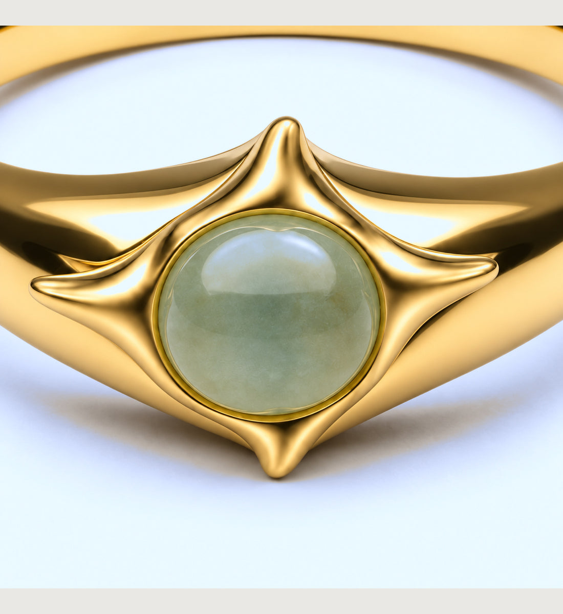 Astra Sage Star Signet Ring (Gold), main product view