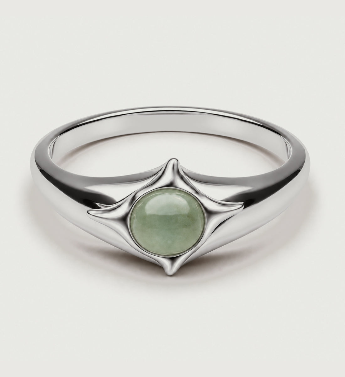 Astra Sage Star Signet Ring (Silver), main product view