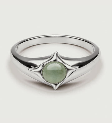 Astra Sage Star Signet Ring (Silver), main product view