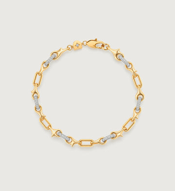 Astra Star Link Bracelet (Gold), main product view