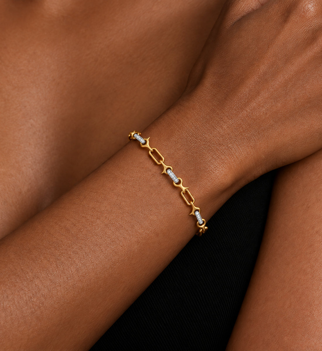 Astra Star Link Bracelet (Gold), main product view