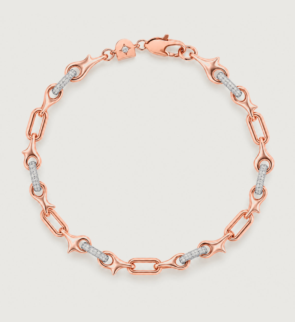 Astra Star Link Bracelet (Rose Gold), main product view