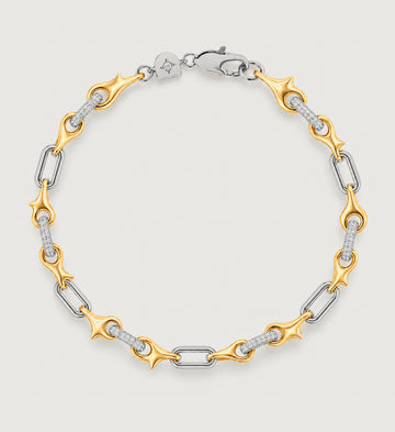 Astra Star Link Bracelet (Two-Tone), main product view