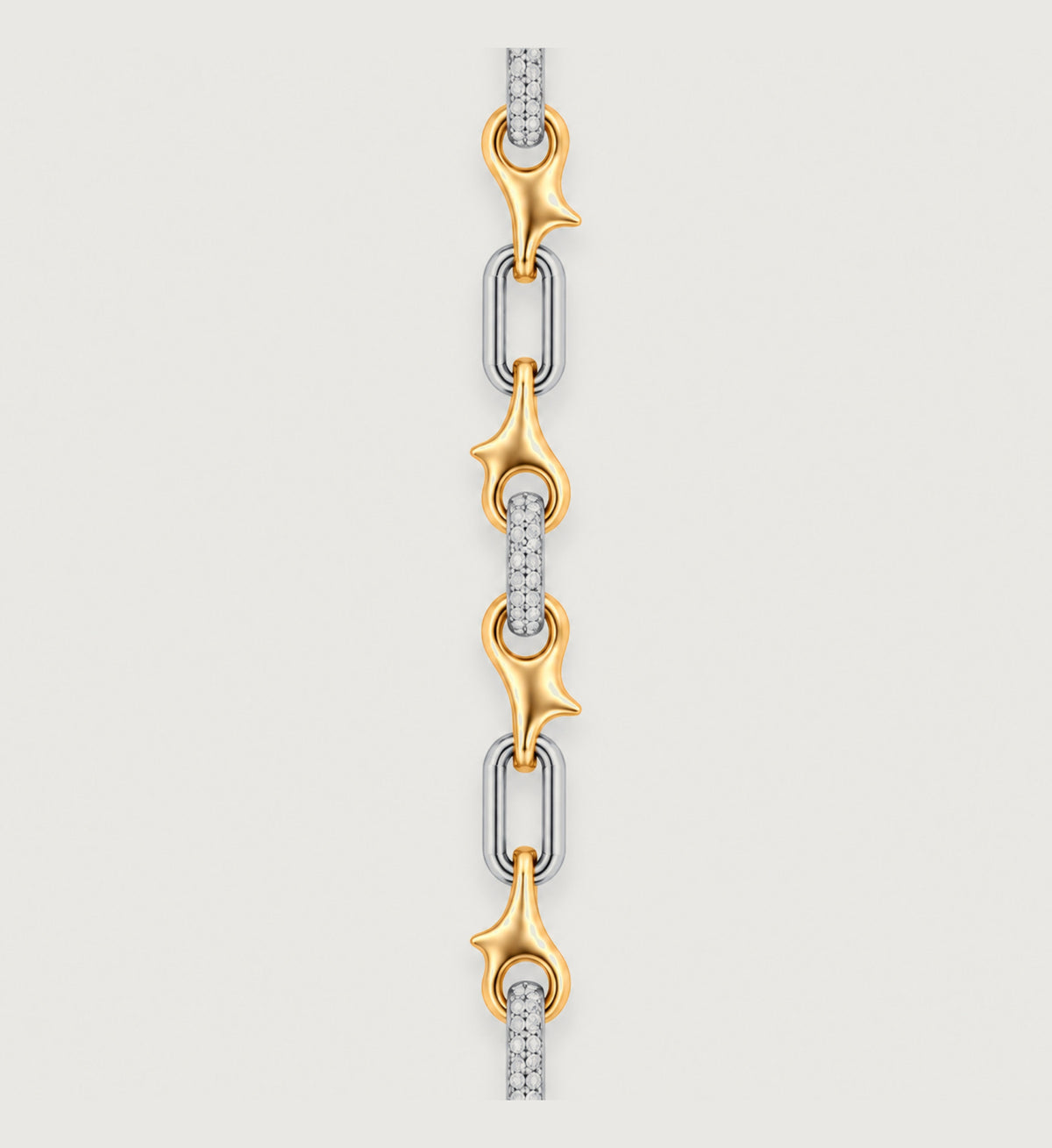 Astra Star Link Bracelet (Two-Tone), detail product view
