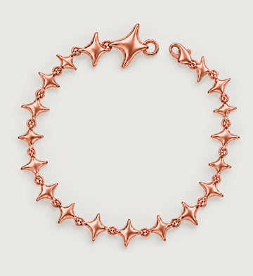 Astra Starfall Bracelet (Rose Gold), main product view