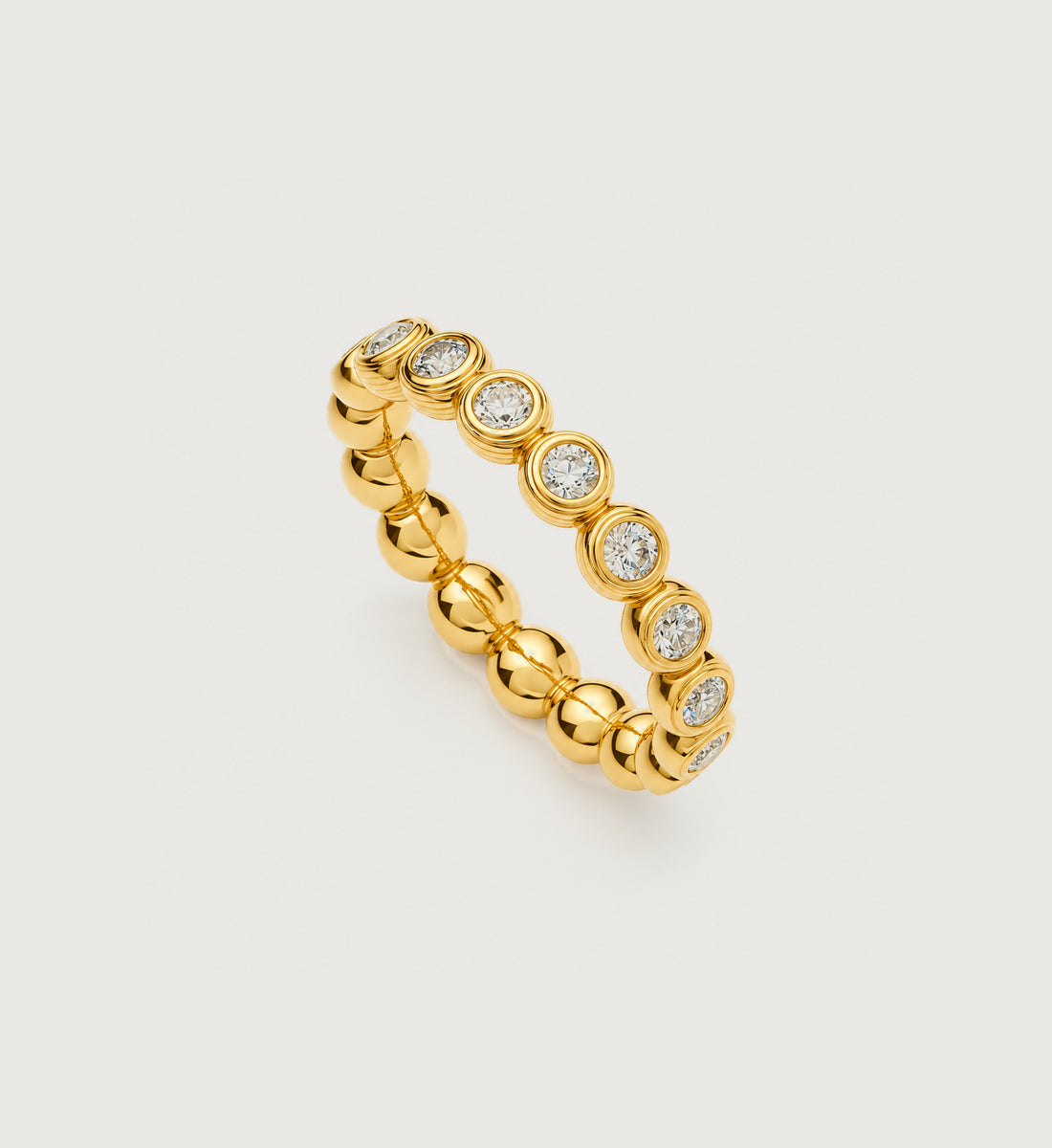 Aurelia Bezel Link Ring (Gold), main product view