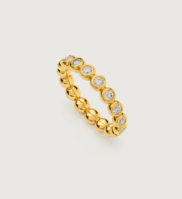Aurelia Bezel Link Ring (Gold), main product view