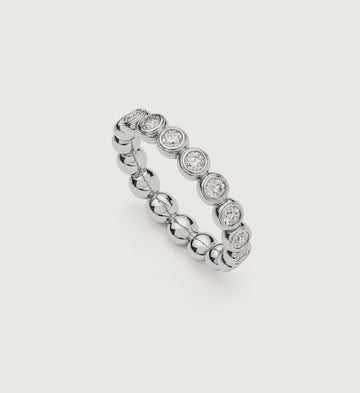 Aurelia Bezel Link Ring (Silver), main product view