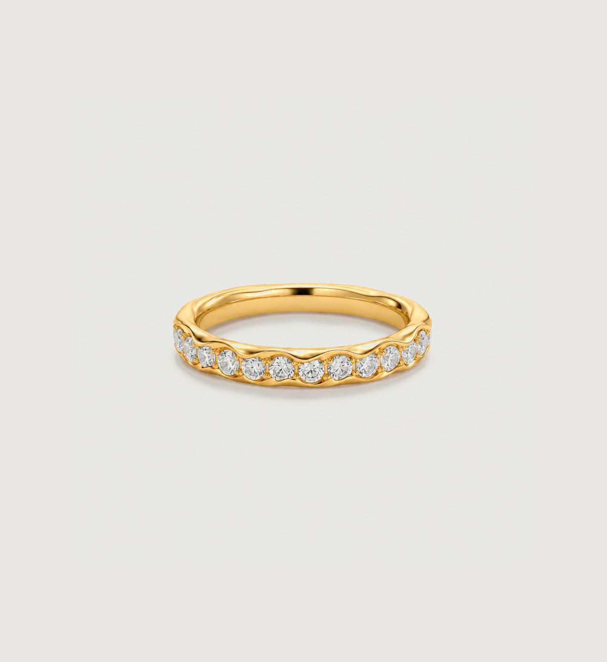 Celeste Pave Band (Gold), main product view