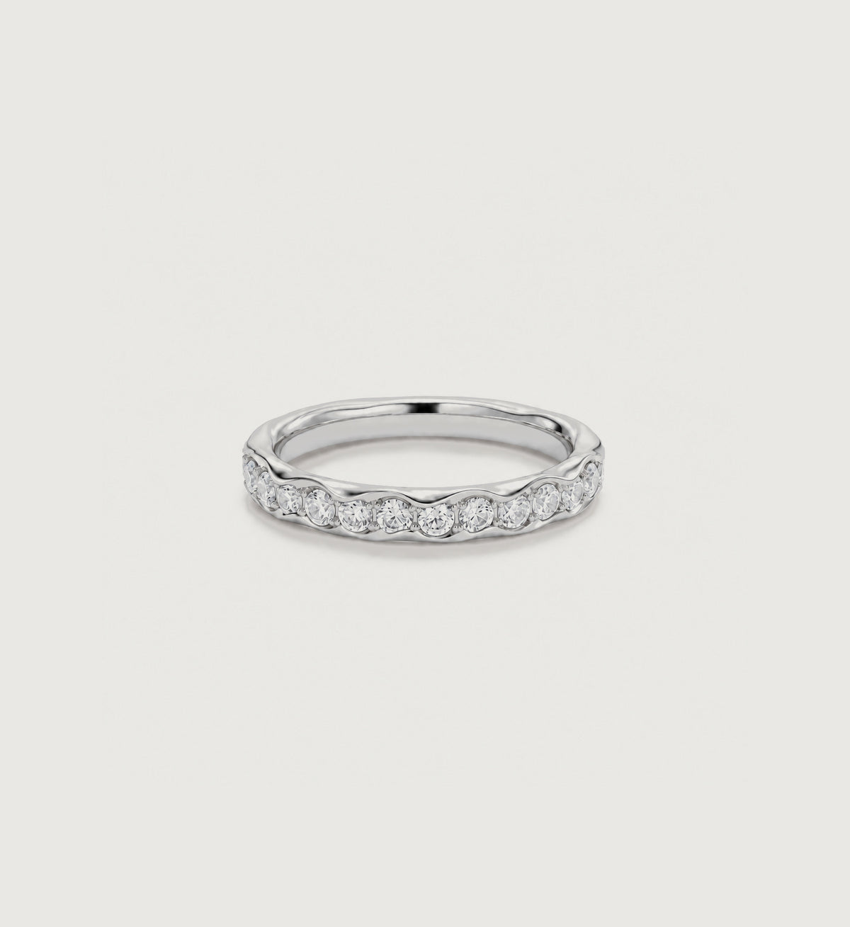 Celeste Pave Band (Silver), main product view
