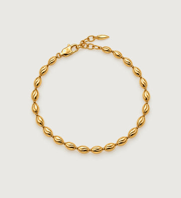 Elara Marquise Link Bracelet (Gold), main product view