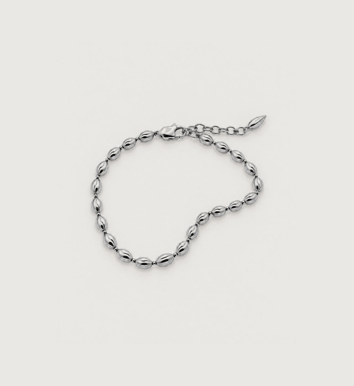 Elara Marquise Link Bracelet (Silver), alternate product view
