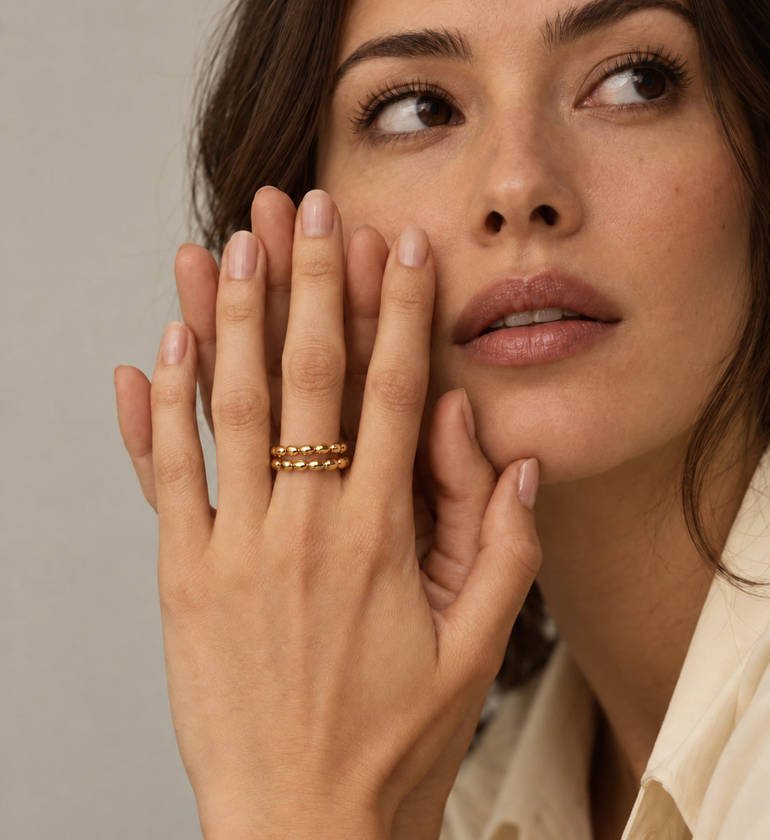 Maris Marquise Link Ring (Gold), main product view