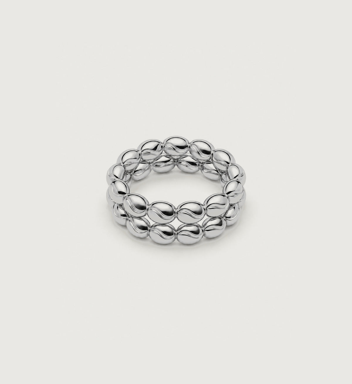 Maris Marquise Link Ring (Silver), alternate product view