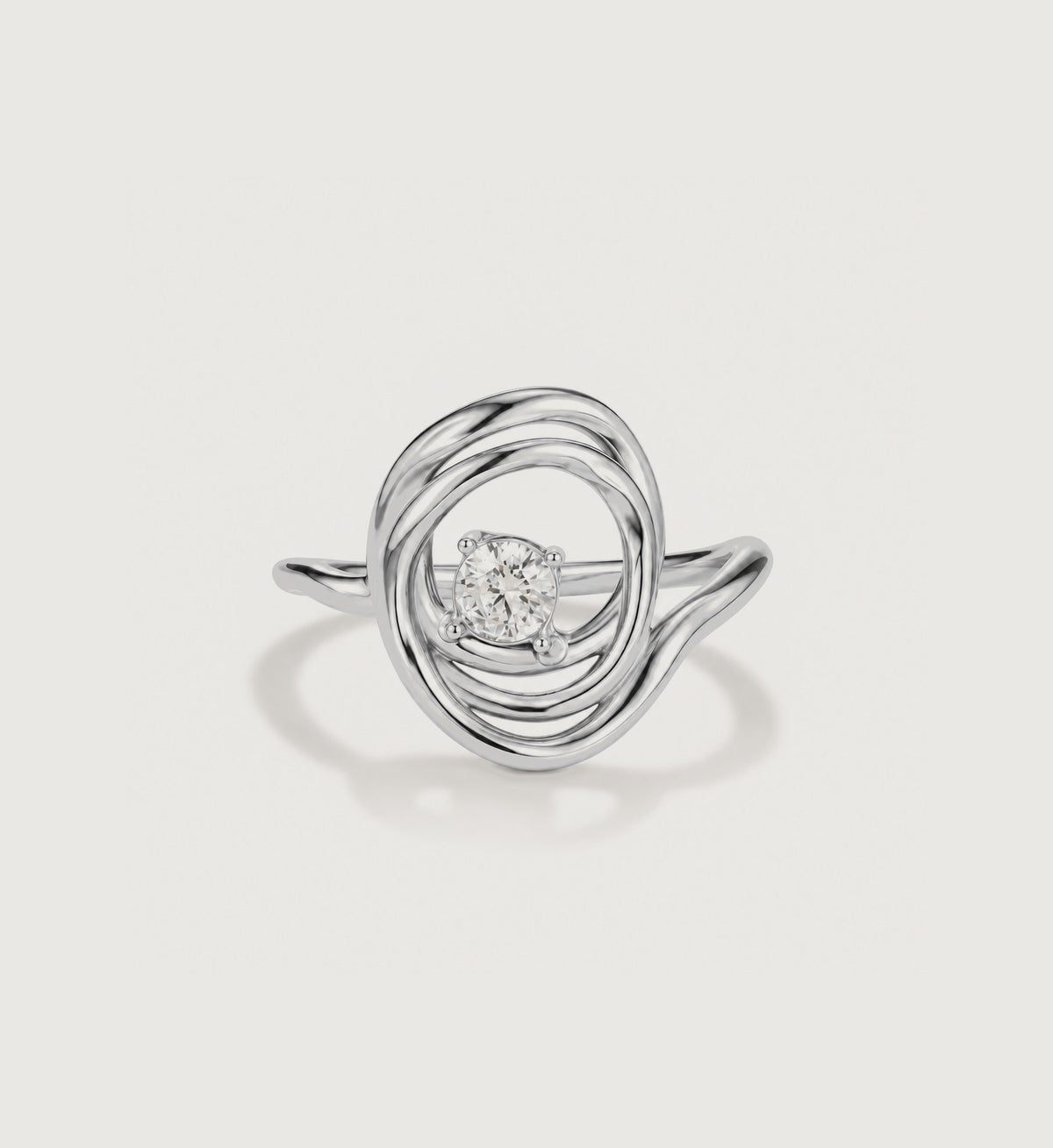Nexa Open Orbit Ring (Silver), main product view