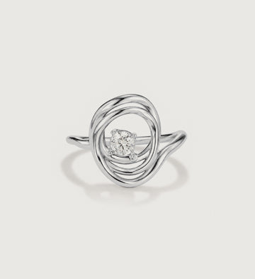 Nexa Open Orbit Ring (Silver), main product view