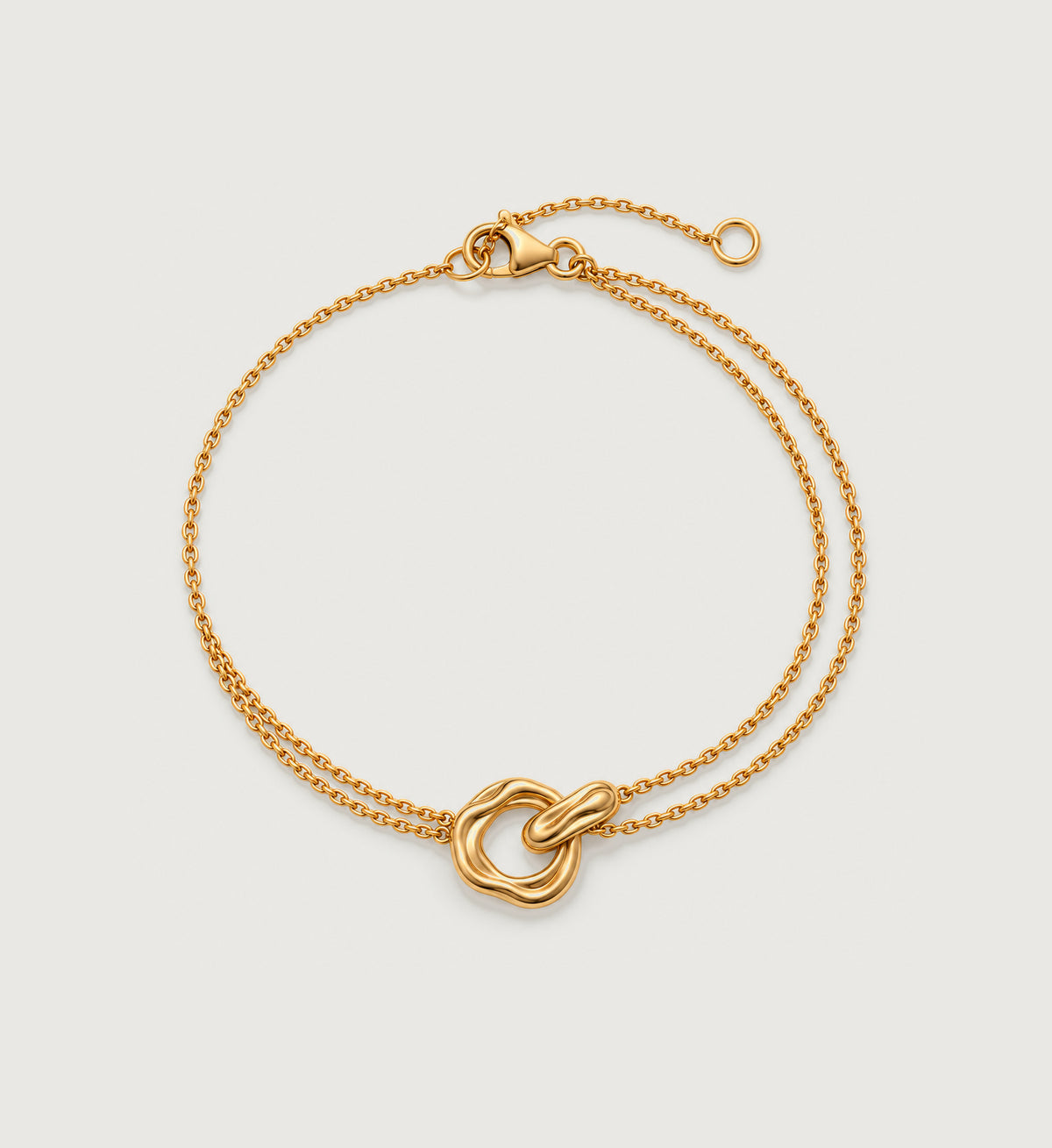 Nexa Sculpted Loop Bracelet (Gold), main product view