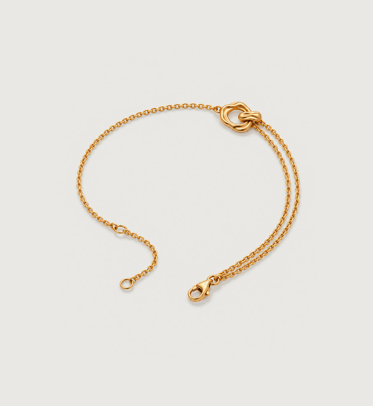 Nexa Sculpted Loop Bracelet (Gold)